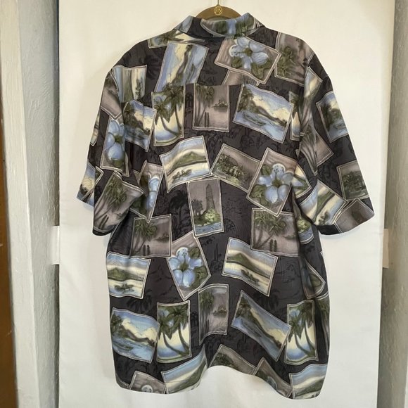 Men's Tommy Bahama Tropical Button Down Camp Shirt Size XL - Picture 3 of 8